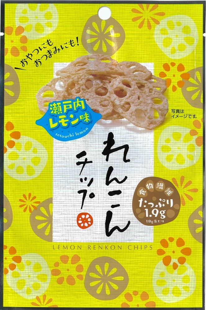 れんこんチップ瀬戸内レモン味 株式会社 壮関
